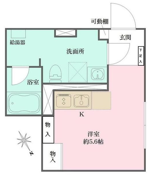 1階の間取り図