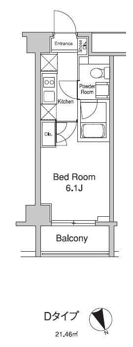 9階の間取り図
