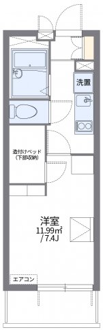 代表的な間取のため実際の間取とは異なる場合があります