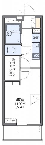 代表的な間取のため実際の間取とは異なる場合があります