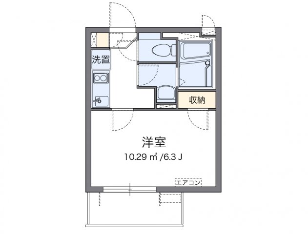 代表的な間取のため実際の間取とは異なる場合があります