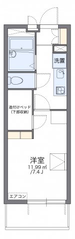 代表的な間取のため実際の間取とは異なる場合があります