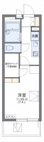 代表的な間取のため実際の間取とは異なる場合があります