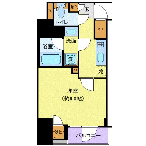 8階の間取り図