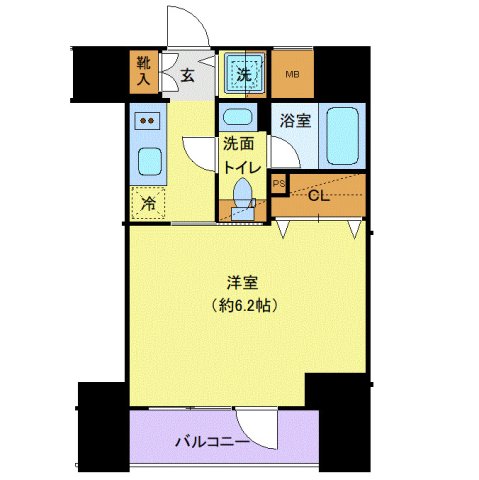 8階の間取り図