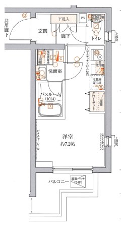 1階の間取り図
