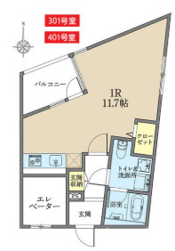 3階の間取り図
