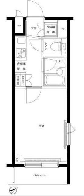 4階の間取り図