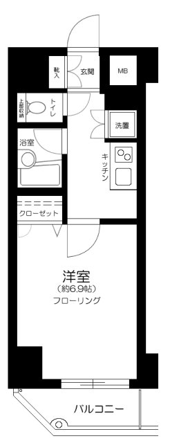 4階の間取り図