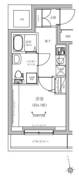 5階の間取り図