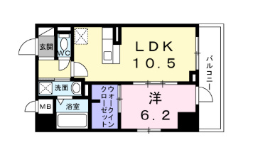 2階の間取り図