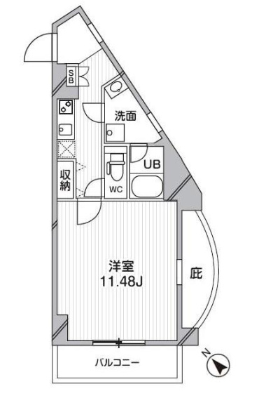 1階の間取り図