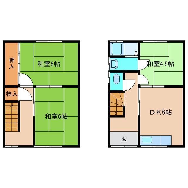 1階の間取り図