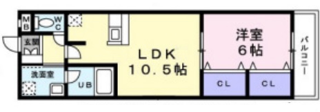 2階の間取り図