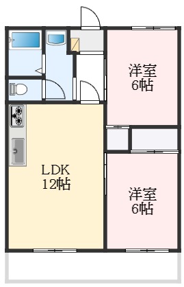 2階の間取り図