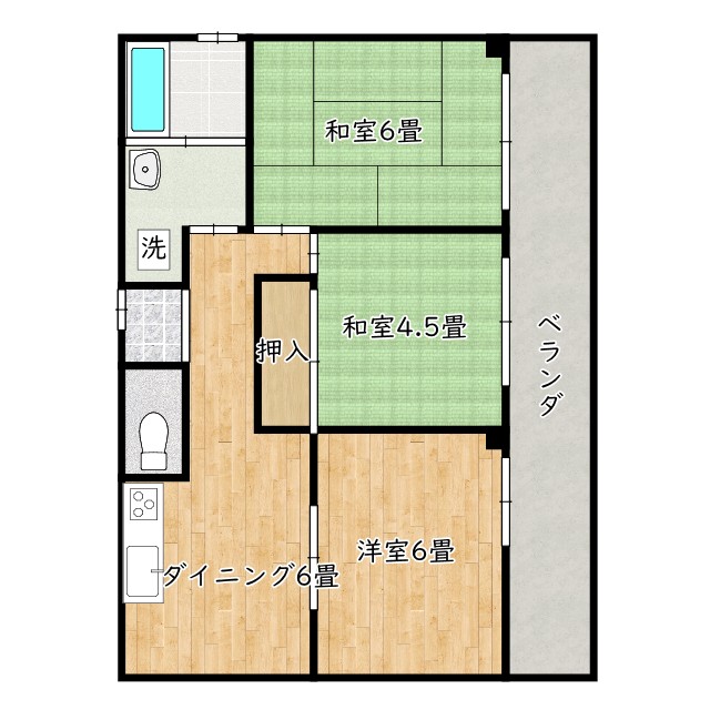 3階の間取り図