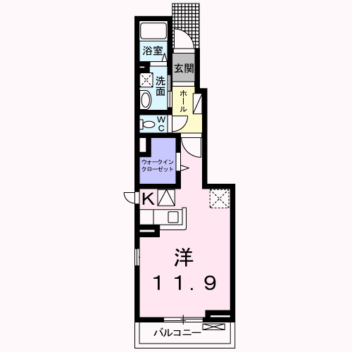 1階の間取り図