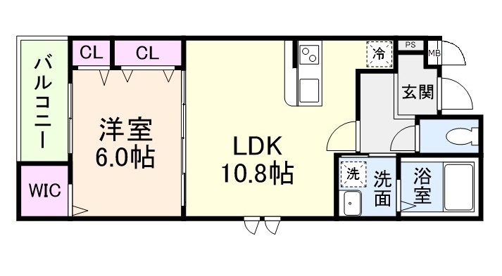 1階の間取り図