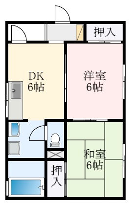 2階の間取り図
