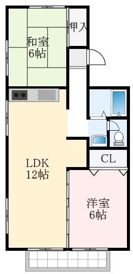 2階の間取り図