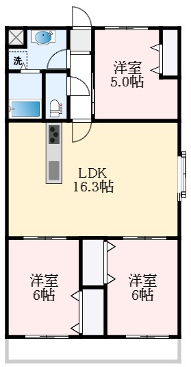3階の間取り図