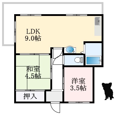 3階の間取り図