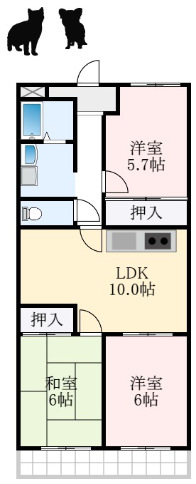3階の間取り図