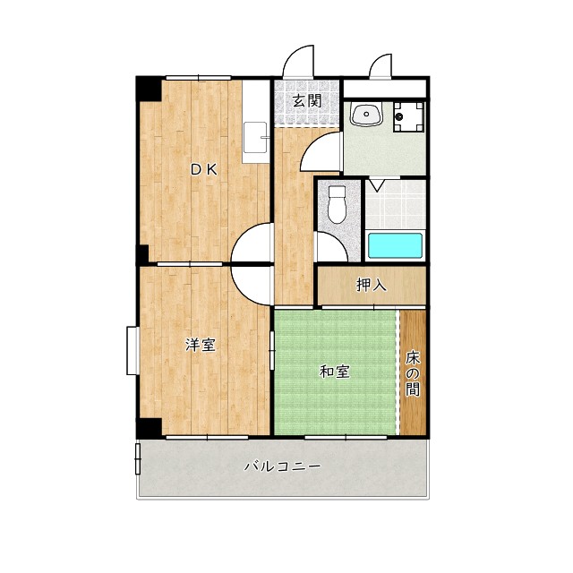4階の間取り図