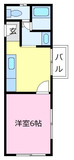 2階の間取り図