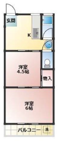 4階の間取り図
