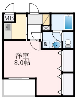 2階の間取り図