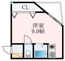 2階の間取り図