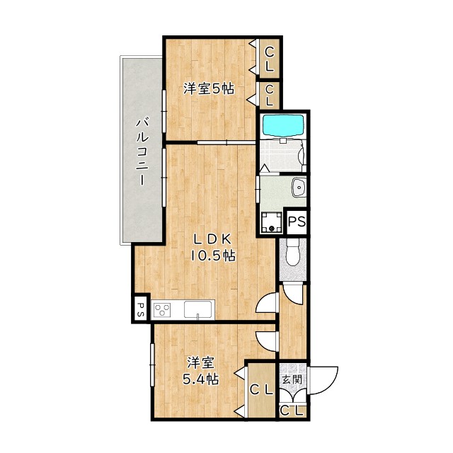 3階の間取り図