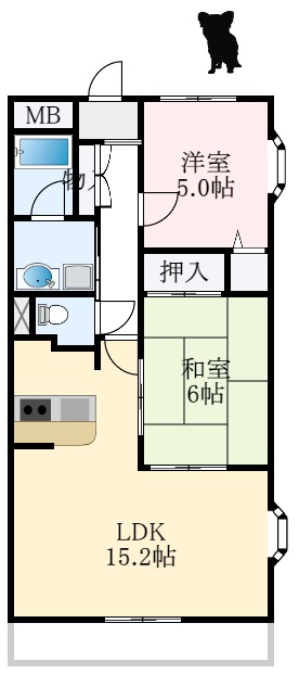 3階の間取り図