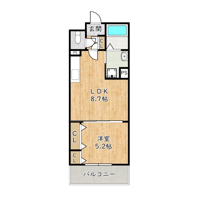 3階の間取り図