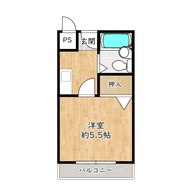 1階の間取り図