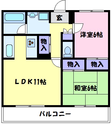 3階の間取り図