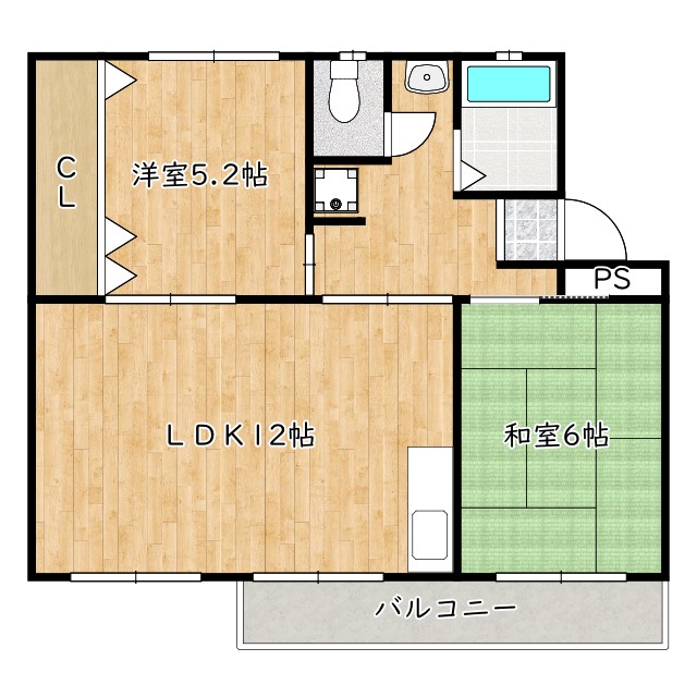 1階の間取り図