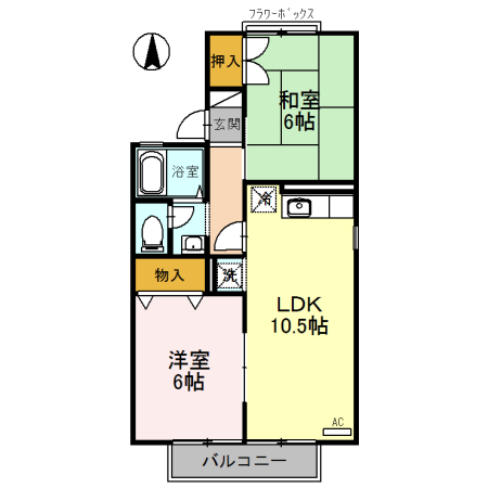 1階の間取り図