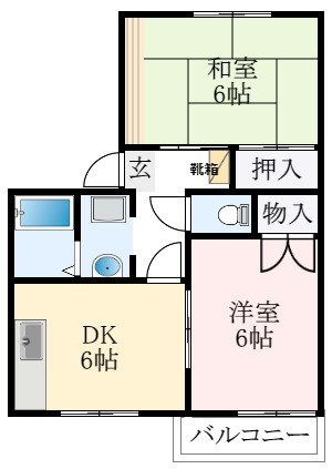 2階の間取り図