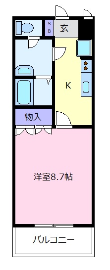 2階の間取り図