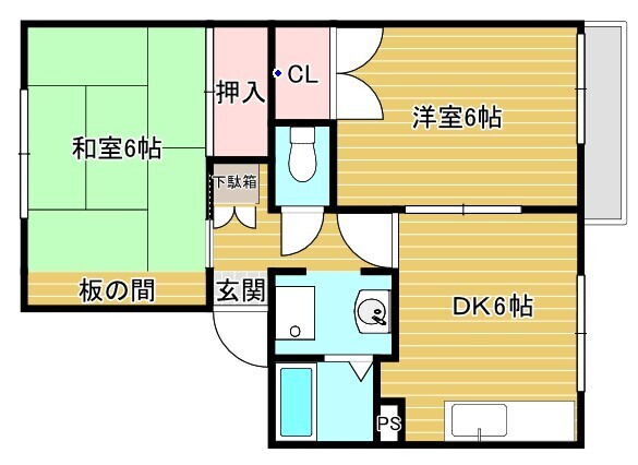 1階の間取り図