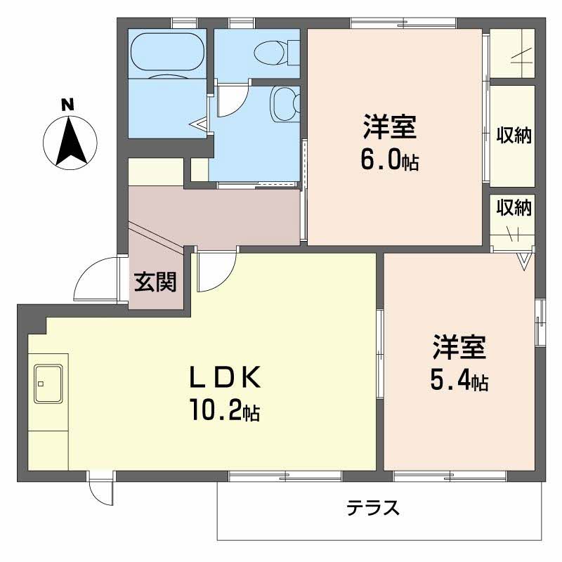 1階の間取り図