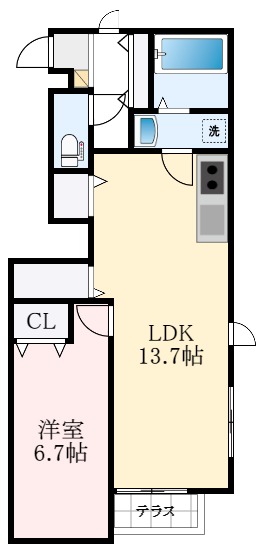 1階の間取り図