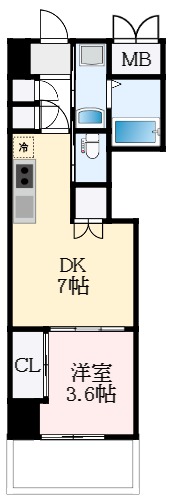 8階の間取り図