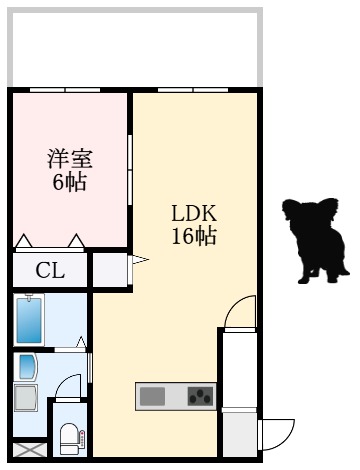 2階の間取り図