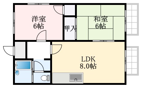 1階の間取り図