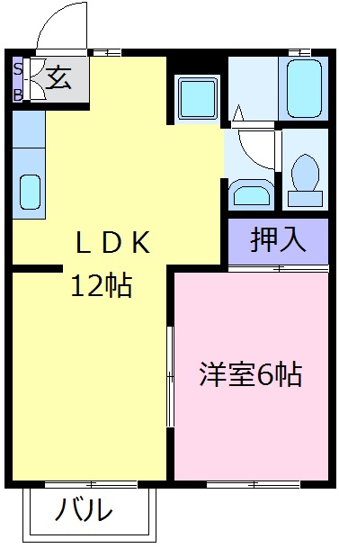 2階の間取り図