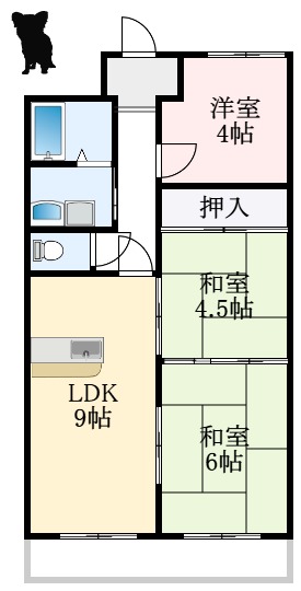 2階の間取り図