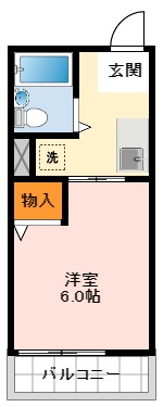 2階の間取り図